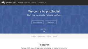 PhpSocial  Screenshot