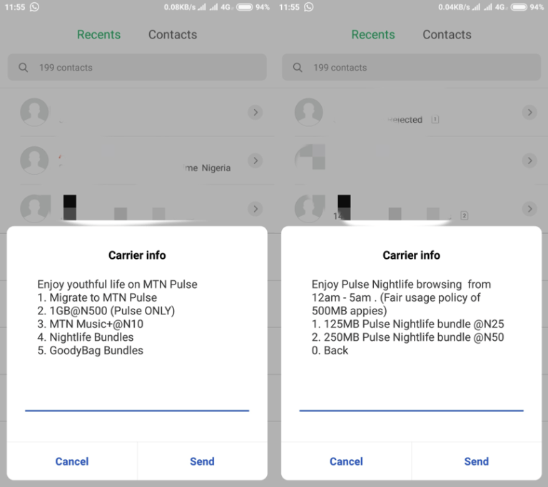 MTN Midnight Plan Activation Code 250MB for N25 Pulse Night Browsing