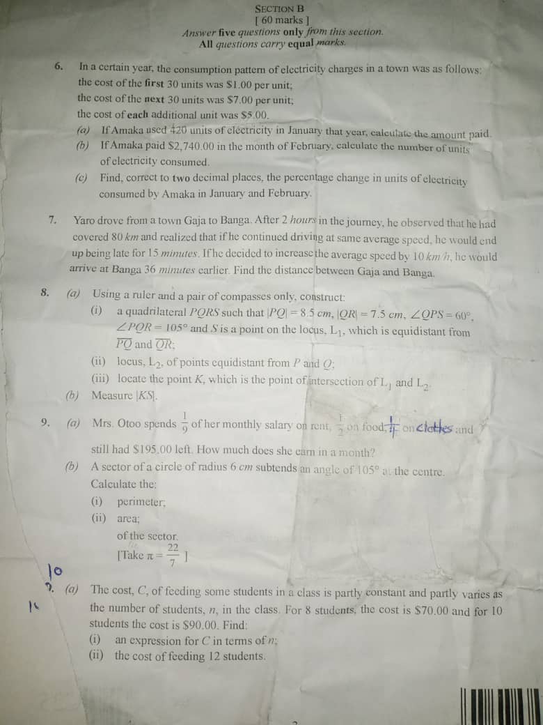 MATHEMATICS-WAEC-2025