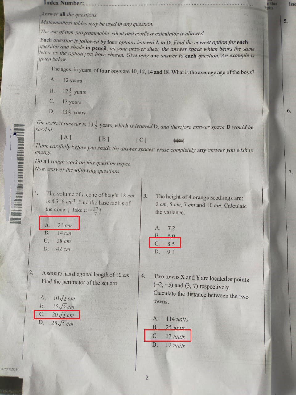 MATHEMATICS-WAEC-2025