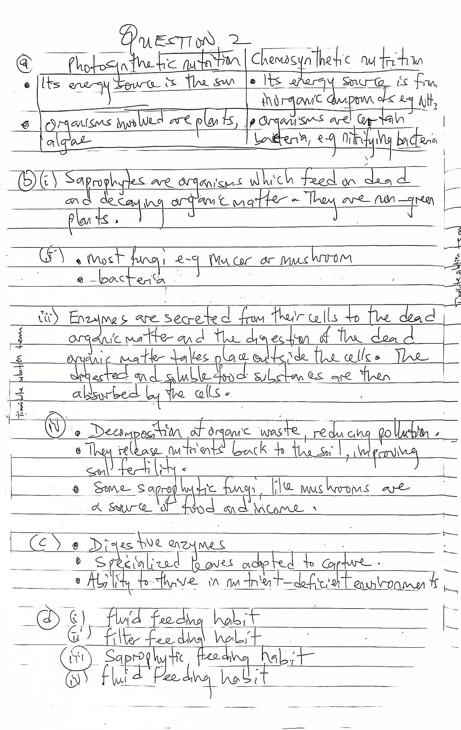 BIOLOGY WAEC 2025