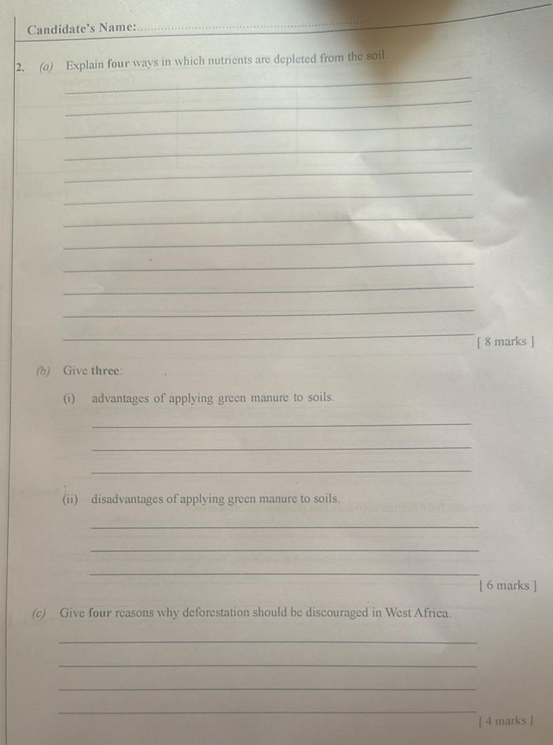 AGRIC SCIENCE - WAEC 2025