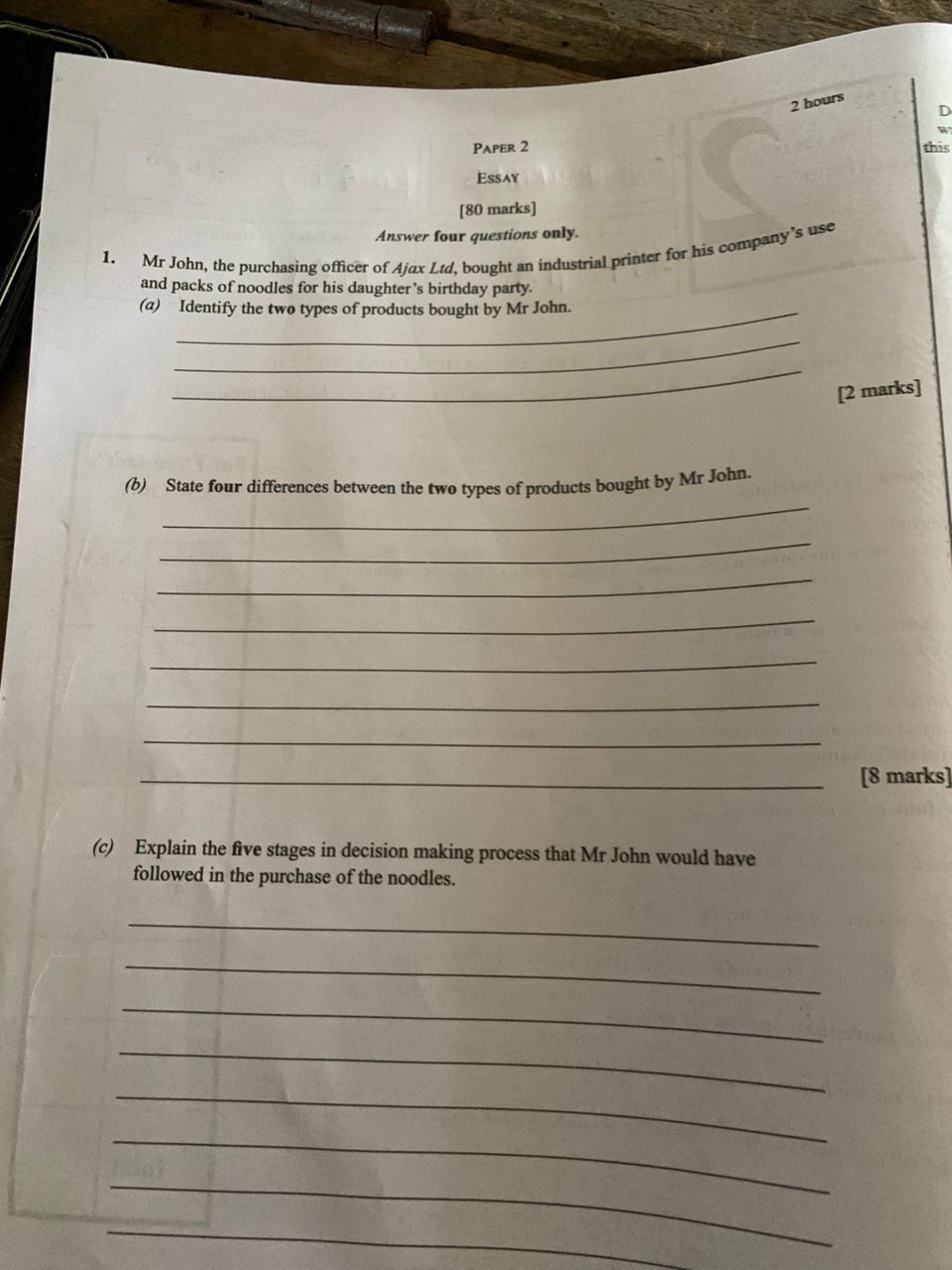 MARKETING-WAEC-2025