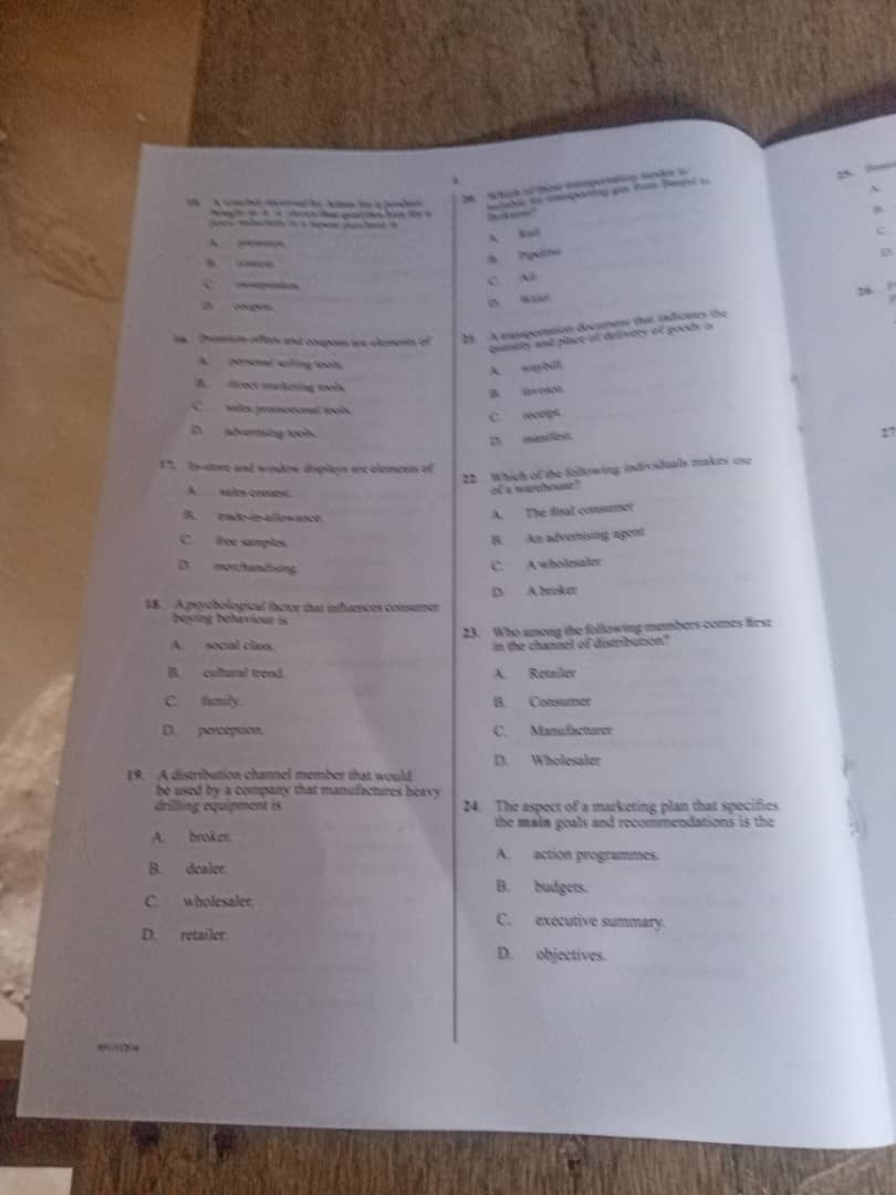 MARKETING-WAEC-2025