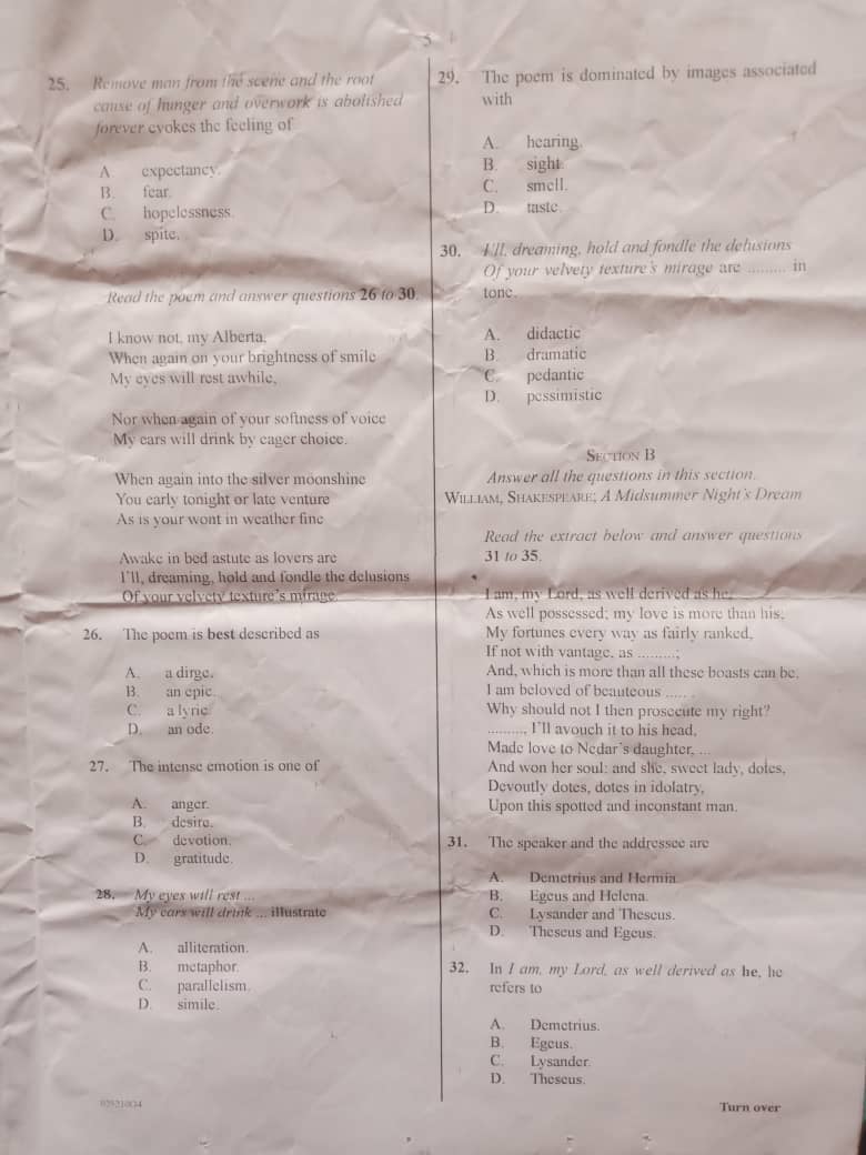LITERATURE-PROSE-OBJ-WAEC-2025