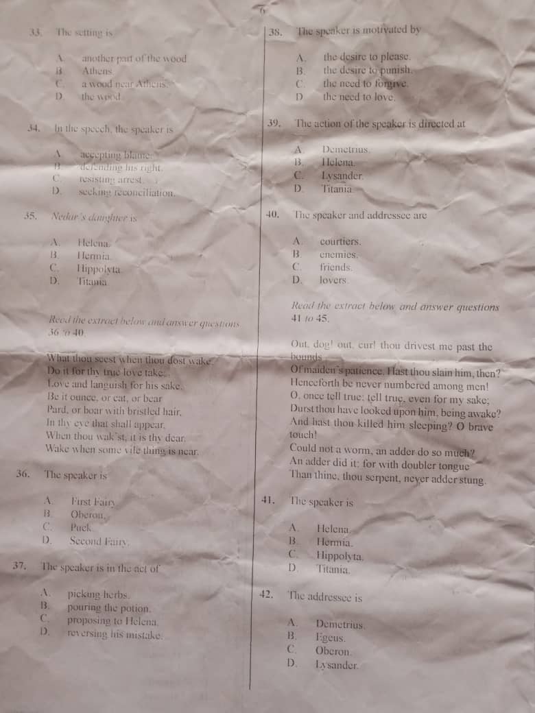 LITERATURE-PROSE-OBJ-WAEC-2025