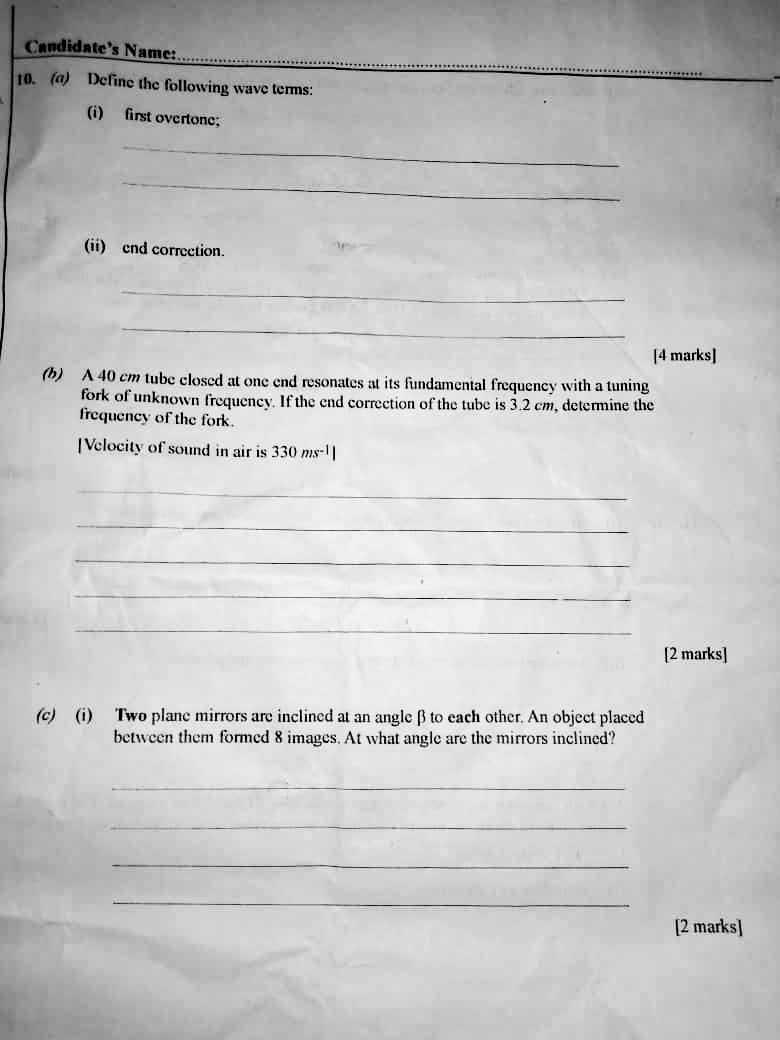 PHYSICS-WAEC-2025