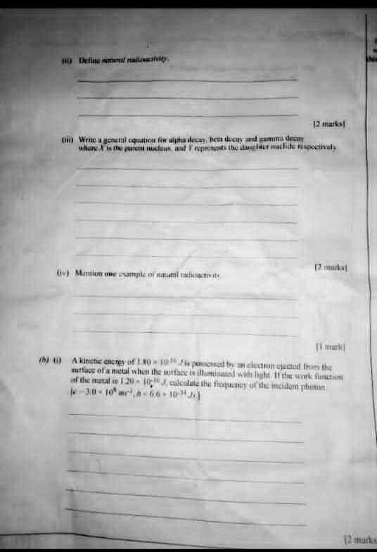 PHYSICS WAEC QUESTIONS 2025