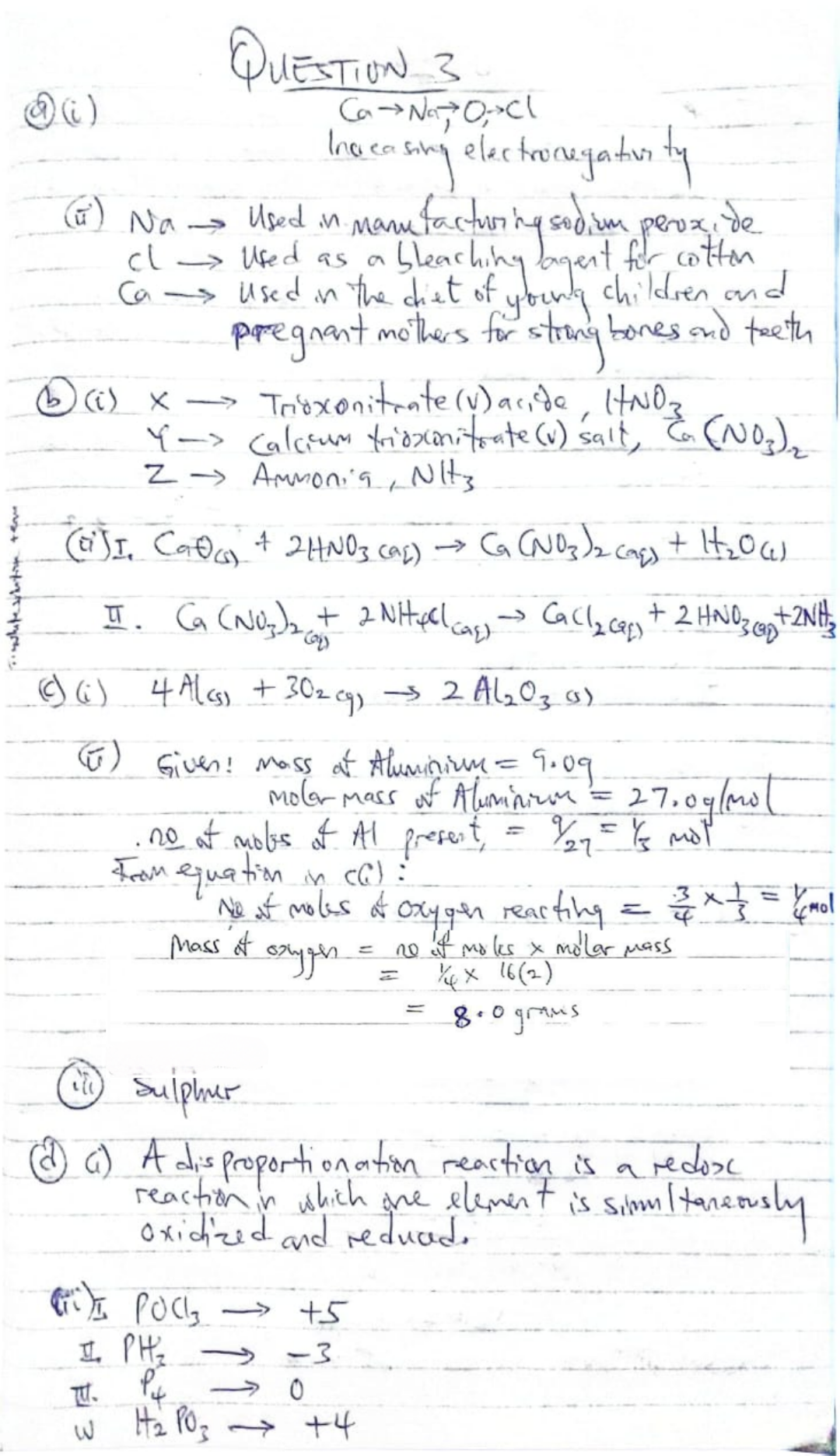 CHEMISTRY WAEC QUESTIONS 2025